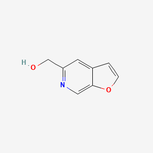 FURO[2,3-C]PYRIDIN-5-YLMETHANOL structure, CAS 478148-60-6