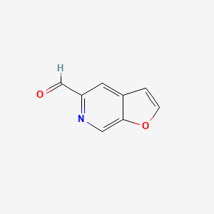 FURO[2,3-C]PYRIDINE-5-CARBOXALDEHYDE structure, CAS 478148-61-7