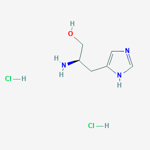 H-D-HIS-OL 2HCL structure, CAS 75614-84-5
