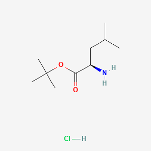 H-D-LEU-OTBU·HCL structure, CAS 13081-32-8