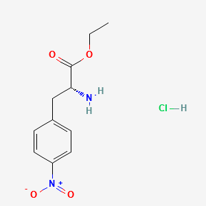 H-D-PHE(4-NO2)-OET HCL structure, CAS 127641-82-1