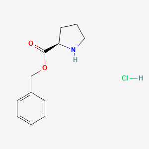 H-D-PRO-OBZL HCL structure, CAS 53843-90-6
