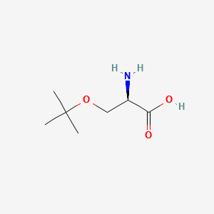 H-D-SER(TBU)-OH structure, CAS 18783-53-4
