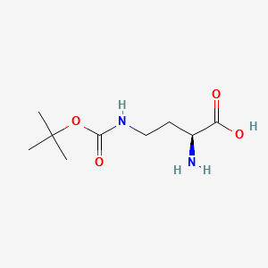 H-DAB(BOC)-OH structure, CAS 10270-94-7