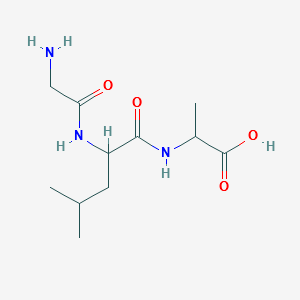 H-GLY-DL-LEU-DL-ALA-OH structure, CAS 78681-93-3