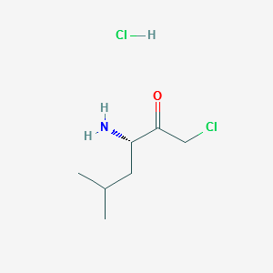 H-LEU-CMK HCL structure, CAS 54518-92-2