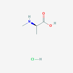 H-N-ME-D-ALA-OH HCL structure, CAS 1155878-14-0