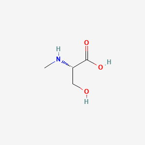 H-N-ME-SER-OH HCL structure, CAS 2480-26-4