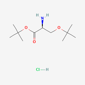 H-SER(TBU)-OTBU HCL structure, CAS 51537-21-4