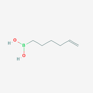 HEX-5-EN-1-YLBORONIC ACID structure, CAS 1072952-16-9