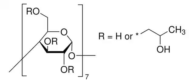 HYDROXYPROPYL-BETA-CYCLODEXTRIN structure, CAS 94035-02-6