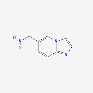 IMIDAZO[1,2-A]PYRIDIN-6-YLMETHANAMINE structure, CAS 132213-03-7