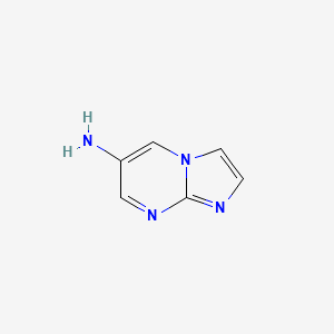 IMIDAZO[1,2-A]PYRIMIDIN-6-YLAMINE HYDROCHLORIDE structure, CAS 944900-19-0