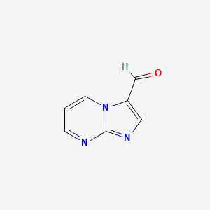 IMIDAZO[1,2-A]PYRIMIDINE-3-CARBALDEHYDE structure, CAS 106012-56-0