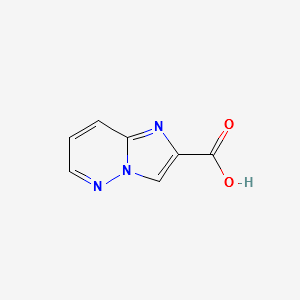 IMIDAZO[1,2-B]PYRIDAZINE-2-CARBOXYLIC ACID structure, CAS 160911-42-2