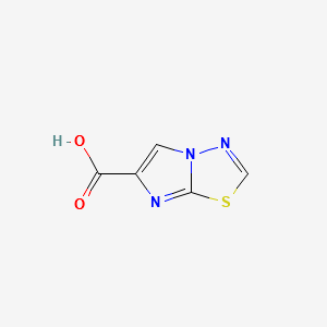 IMIDAZO[2,1-B][1,3,4]THIADIAZOLE-6-CARBOXYLIC ACID structure, CAS 933760-01-1