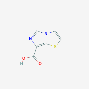 IMIDAZO[5,1-B]THIAZOLE-7-CARBOXYLIC ACID structure, CAS 211033-78-2