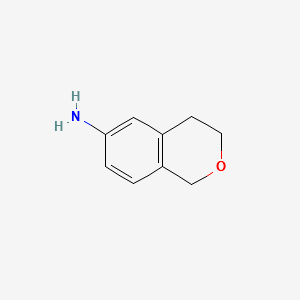 ISOCHROMAN-6-AMINE structure, CAS 444588-39-0