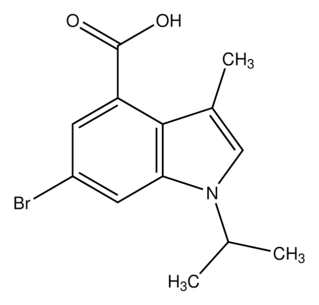 ISOPROPYL 3-CYCLOPENTYL-1-METHYL-1H-INDOLE-6-CARBOXYLATE structure, CAS 1253789-90-0