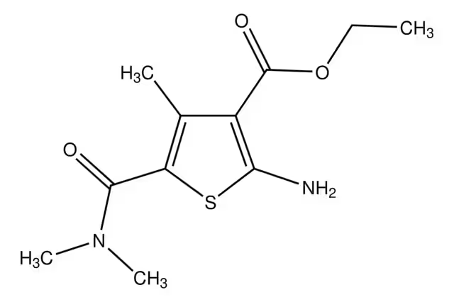 ISOPROPYL 5-AMINO-4-CYANO-3-METHYLTHIOPHENE-2-CARBOXYLATE structure, CAS 350997-06-7