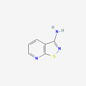 ISOTHIAZOLO[5,4-B]PYRIDIN-3-AMINE structure, CAS 56891-64-6