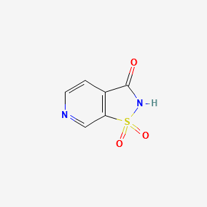 ISOTHIAZOLO[5,4-C]PYRIDIN-3(2H)-ONE 1,1-DIOXIDE structure, CAS 142141-07-9