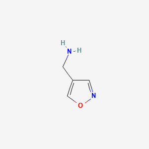 ISOXAZOL-4-YLMETHANAMINE structure, CAS 173850-43-6