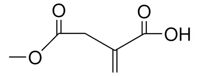 ITACONIC ACID MONOMETHYL ESTER structure, CAS 7338-27-4