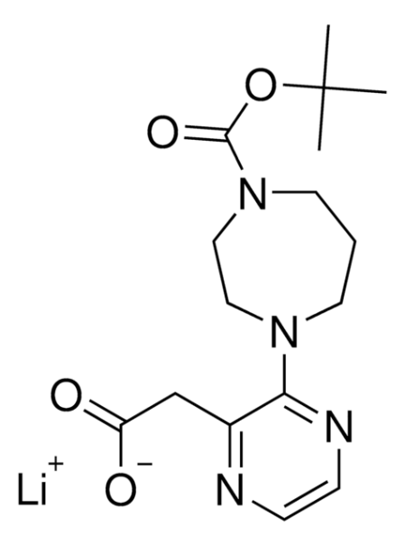 LITHIUM 2-(PYRIDAZIN-4-YL)ACETATE structure, CAS 1217295-84-5