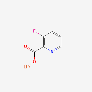 LITHIUM 3-FLUOROPICOLINATE structure, CAS 603310-20-9
