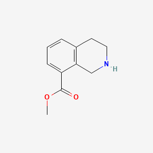 METHYL 1,2,3,4-TETRAHYDROISOQUINOLINE-8-CARBOXYLATE structure, CAS 1028330-54-2