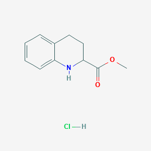 METHYL 1,2,3,4-TETRAHYDROQUINOLINE-2-CARBOXYLATE HYDROCHLORIDE structure, CAS 78348-26-2