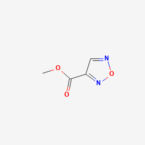 METHYL 1,2,5-OXADIAZOLE-3-CARBOXYLATE structure, CAS 148122-20-7