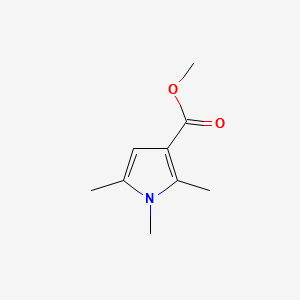 METHYL 1,2,5-TRIMETHYL-1H-PYRROLE-3-CARBOXYLATE structure, CAS 14186-50-6