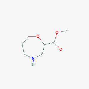METHYL 1,4-OXAZEPANE-2-CARBOXYLATE structure, CAS 1141669-57-9