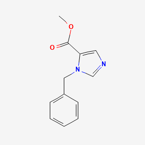 METHYL 1-BENZYL-1H-IMIDAZOLE-5-CARBOXYLATE structure, CAS 73941-33-0