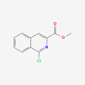 METHYL 1-CHLOROISOQUINOLINE-3-CARBOXYLATE structure, CAS 349552-70-1