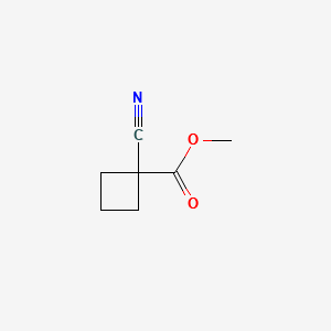 METHYL 1-CYANOCYCLOBUTANECARBOXYLATE structure, CAS 58920-79-9