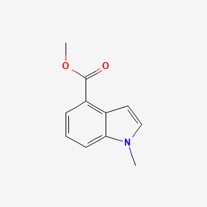 METHYL 1-METHYL-1H-INDOLE-4-CARBOXYLATE structure, CAS 1444-12-8