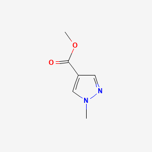 METHYL 1-METHYL-1H-PYRAZOLE-4-CARBOXYLATE structure, CAS 5952-93-2