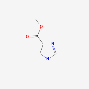 METHYL 1-METHYL-4,5-DIHYDRO-1H-IMIDAZOLE-4-CARBOXYLATE structure, CAS 17289-17-7