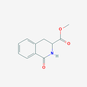 METHYL 1-OXO-1,2,3,4-TETRAHYDROISOQUINOLINE-3-CARBOXYLATE structure, CAS 23364-15-0