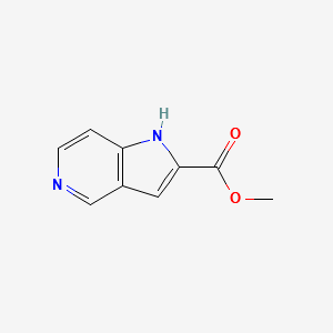 METHYL 1H-PYRROLO[3,2-C]PYRIDINE-2-CARBOXYLATE structure, CAS 853685-78-6