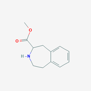 METHYL 2,3,4,5-TETRAHYDRO-1H-BENZO[D]AZEPINE-2-CARBOXYLATE structure, CAS 506418-10-6