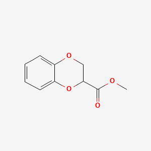 METHYL 2,3-DIHYDROBENZO[B][1,4]DIOXINE-2-CARBOXYLATE structure, CAS 3663-79-4