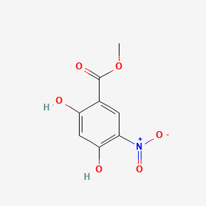 METHYL 2,4-DIHYDROXY-5-NITROBENZOATE structure, CAS 271261-71-3
