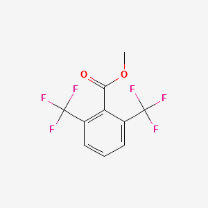 METHYL 2,6-BIS(TRIFLUOROMETHYL)BENZOATE structure, CAS 34060-79-2