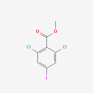 METHYL 2,6-DICHLORO-4-IODOBENZOATE structure, CAS 1098619-73-8