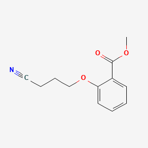 METHYL 2-(3-CYANOPROPOXY)BENZOATE structure, CAS 134722-23-9