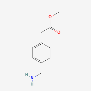 METHYL 2-(4-(AMINOMETHYL)PHENYL)ACETATE structure, CAS 444807-46-9